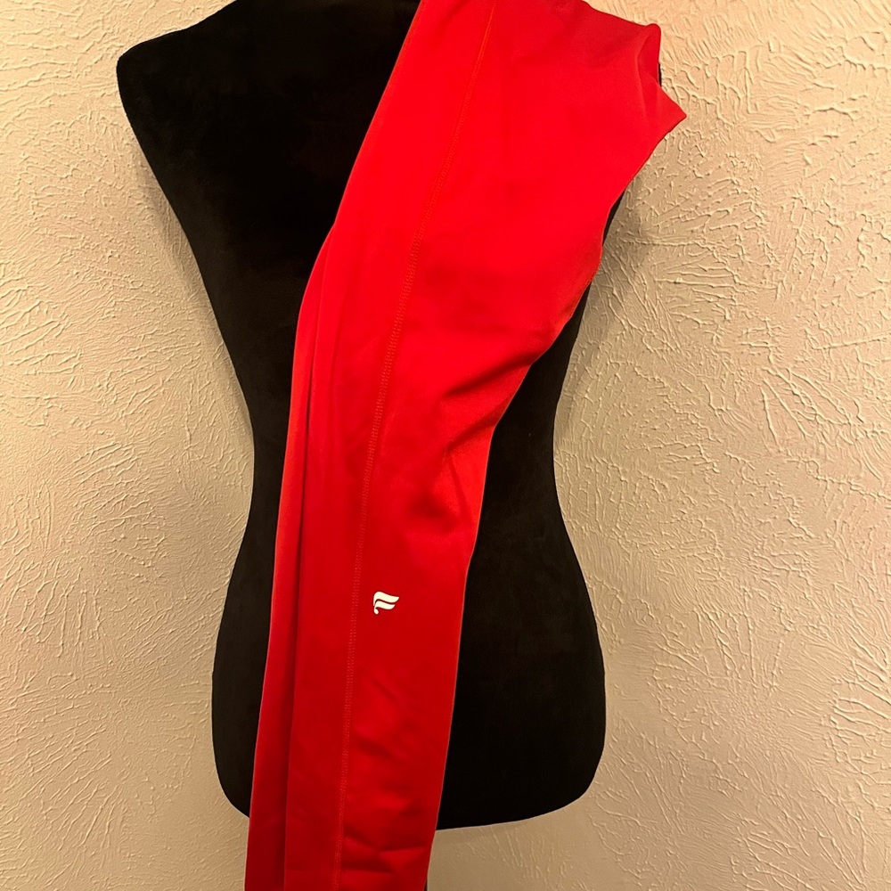 Red Athletic Leggings